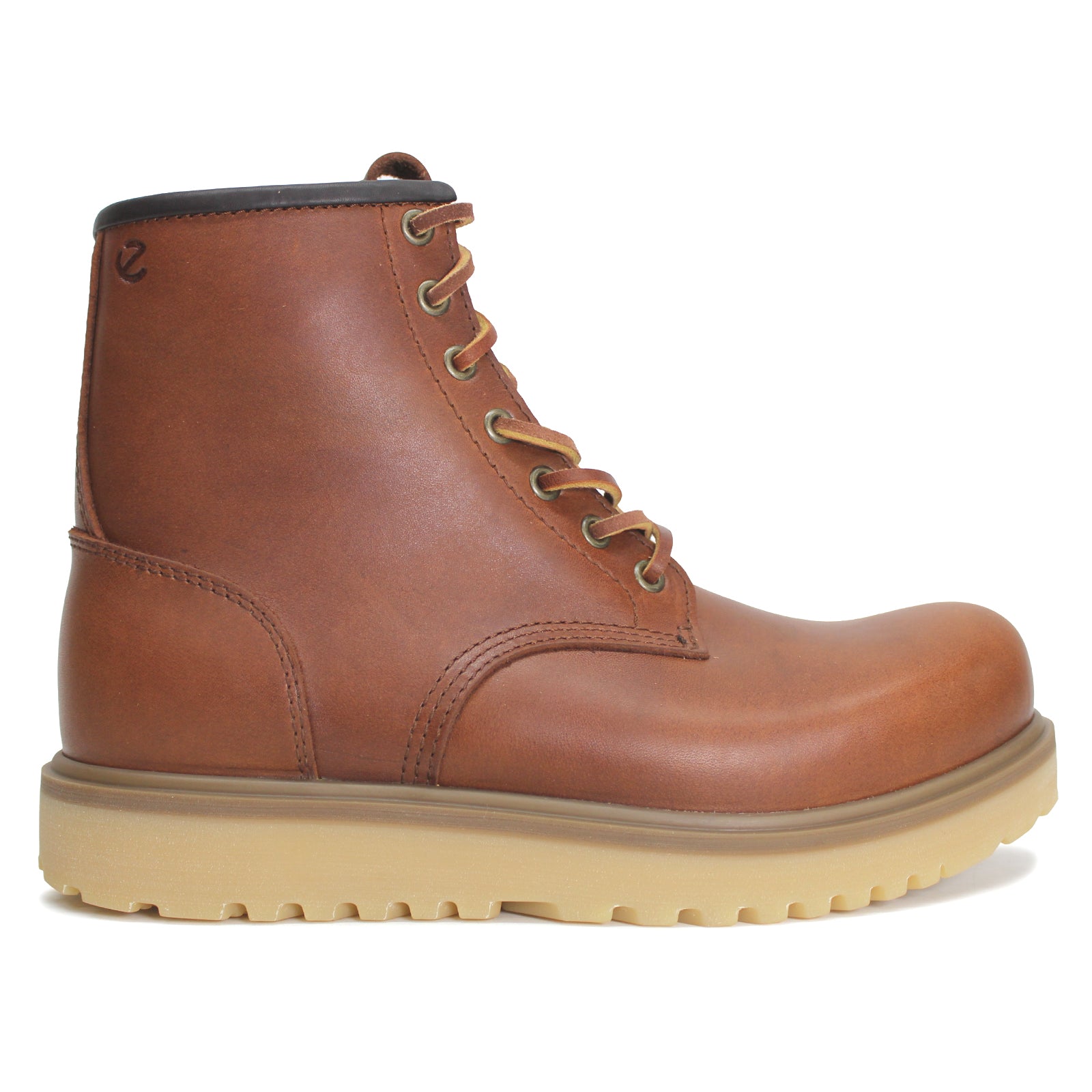 Ecco Staker 217624 Full Grain Leather Mens Boots#color_rust