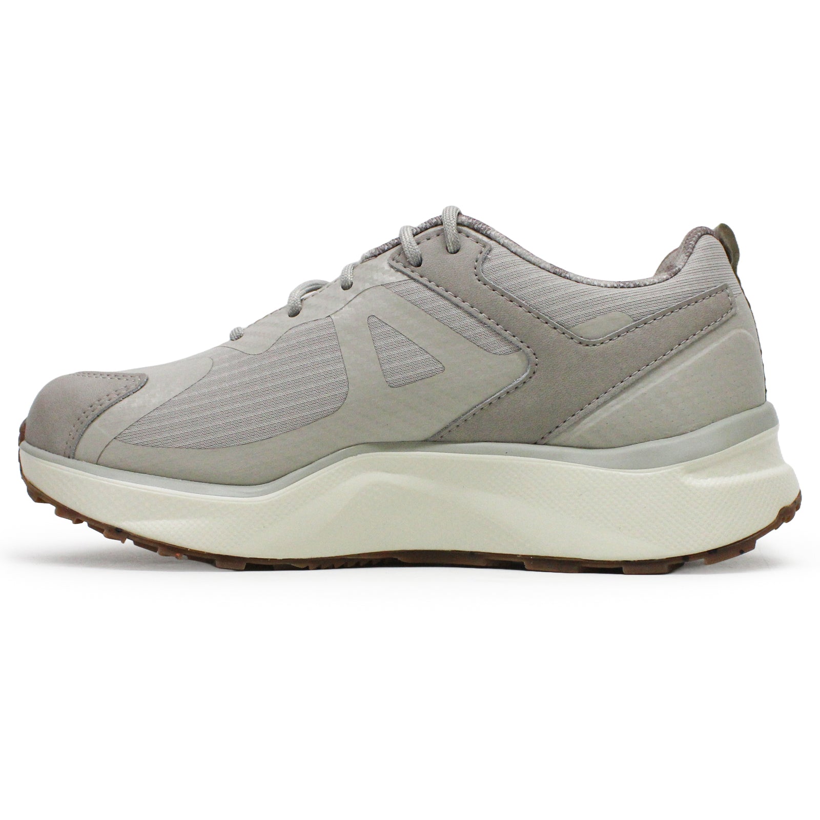 Joya Veloce STX Leather Textile Womens Trainers#color_beige
