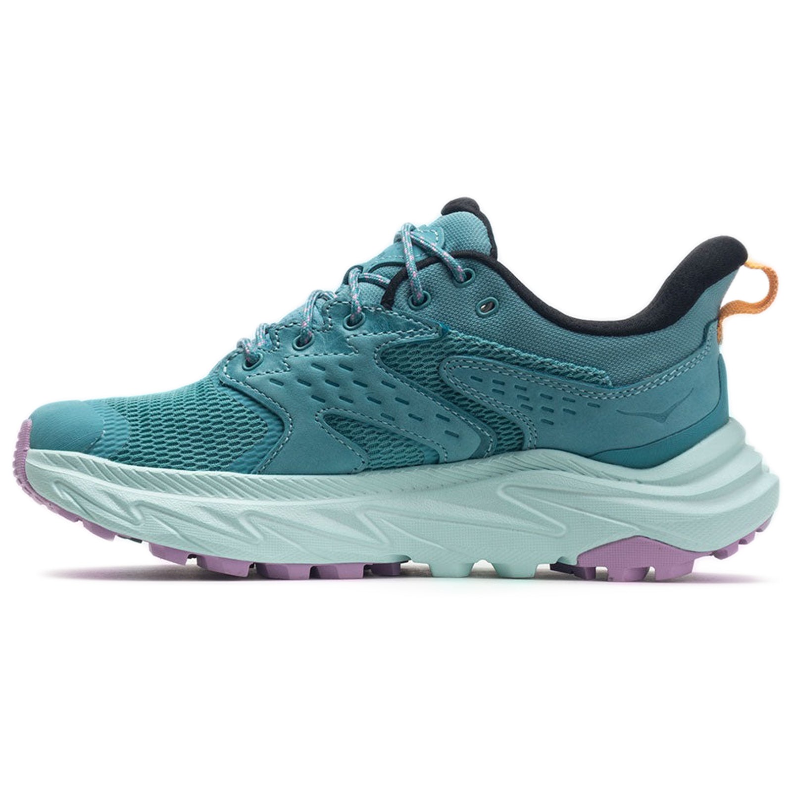 Hoka Anacapa 2 Low GTX Nubuck Textile Womens Trainers#color_ocean mist sunlit ocean