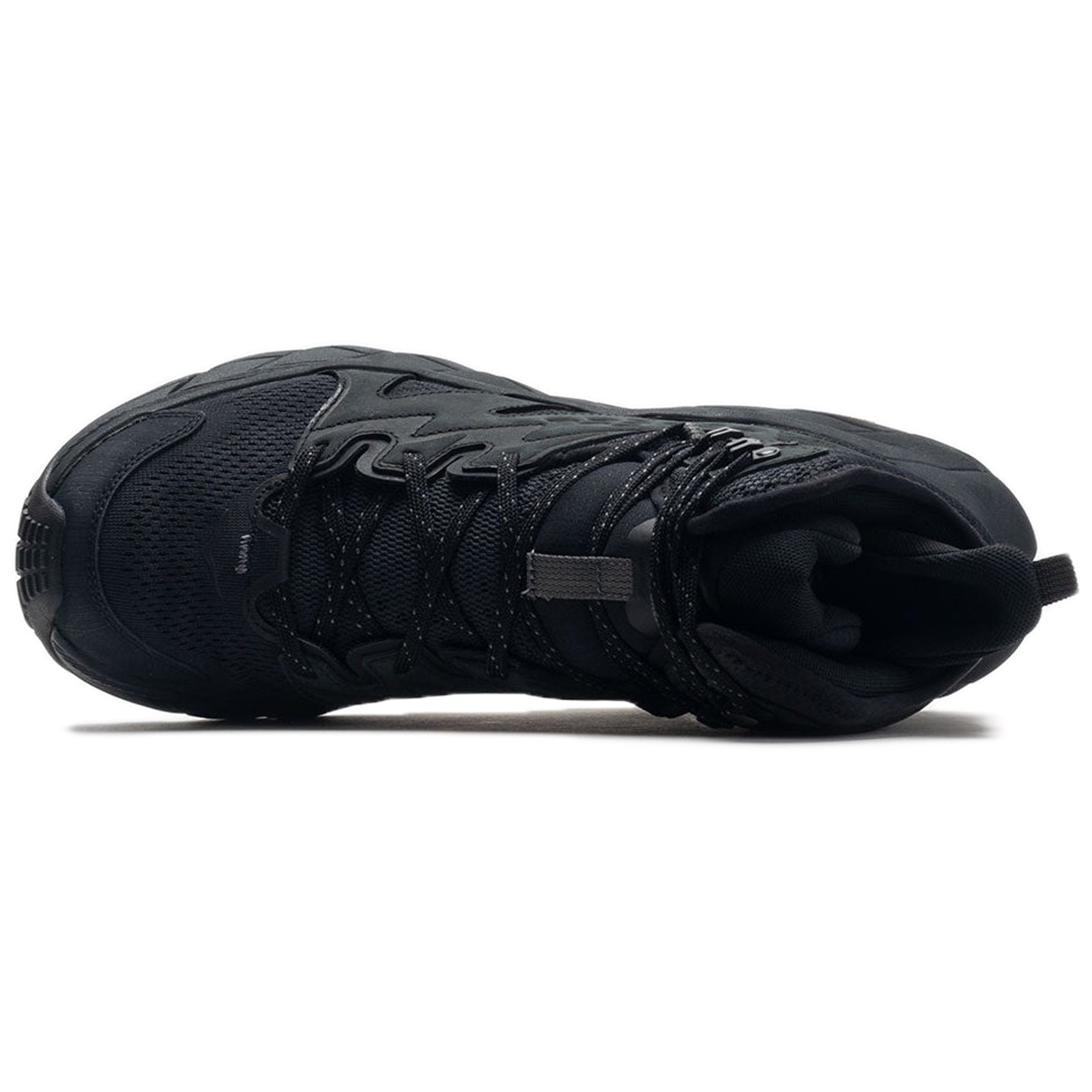 Hoka Anacapa Breeze Mid Textile Synthetic Mens Boots#color_black black