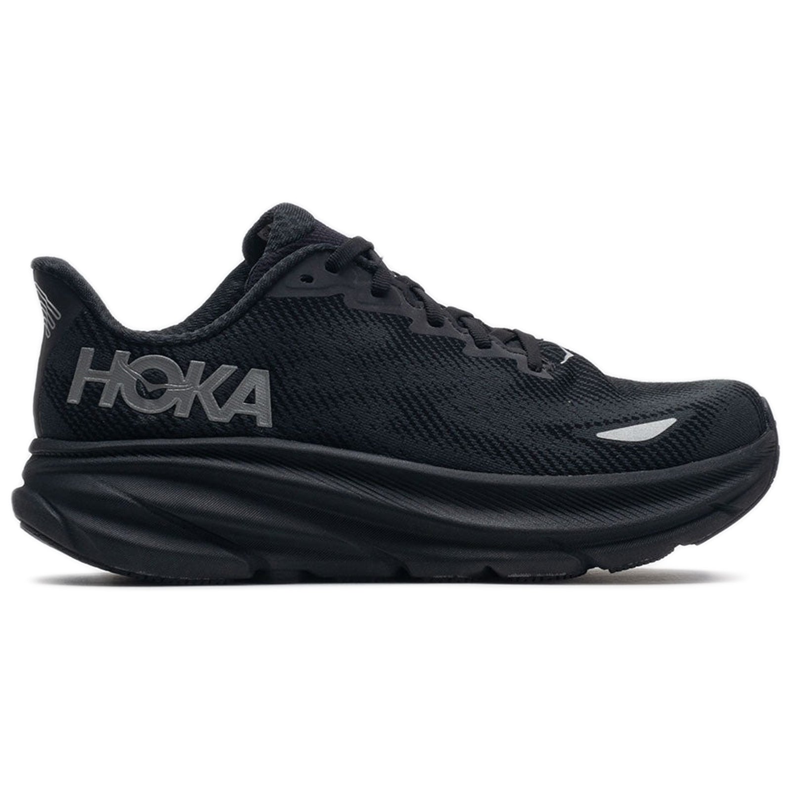 Hoka Clifton 9 GTX Textile Womens Trainers#color_black black