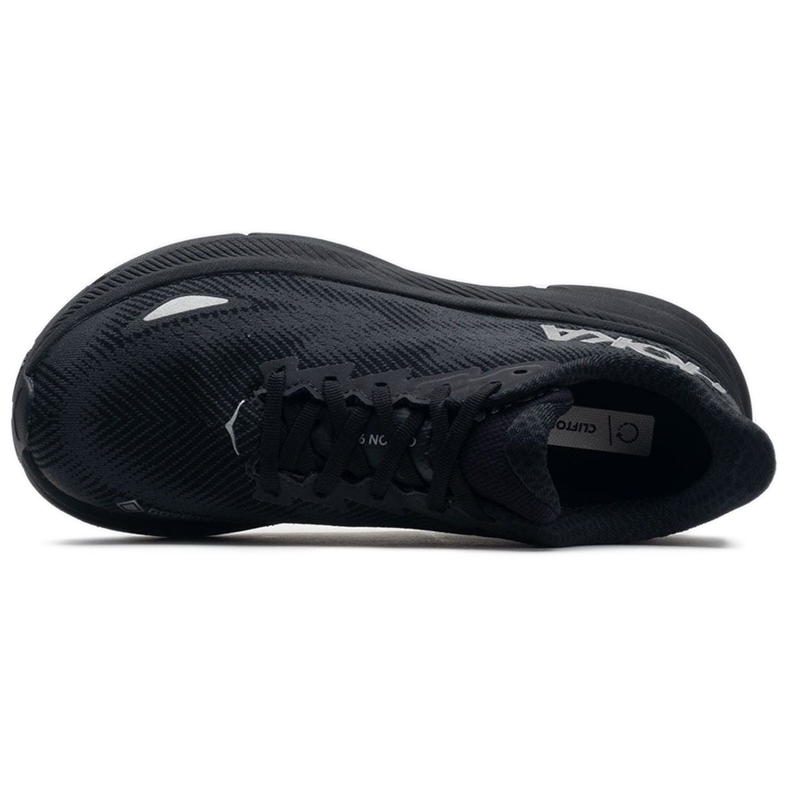 Hoka Clifton 9 GTX Textile Womens Trainers#color_black black
