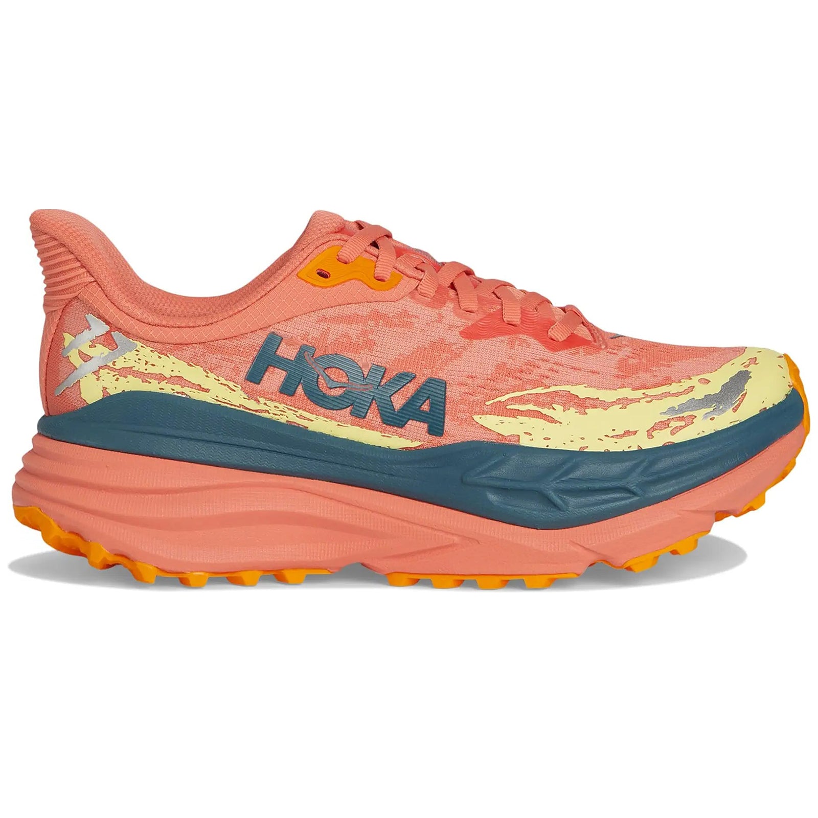 Hoka Stinson 7 Textile Synthetic Womens Trainers#color_feldspar mountain fog