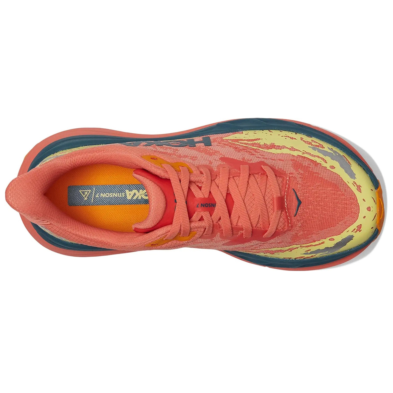 Hoka Stinson 7 Textile Synthetic Womens Trainers#color_feldspar mountain fog