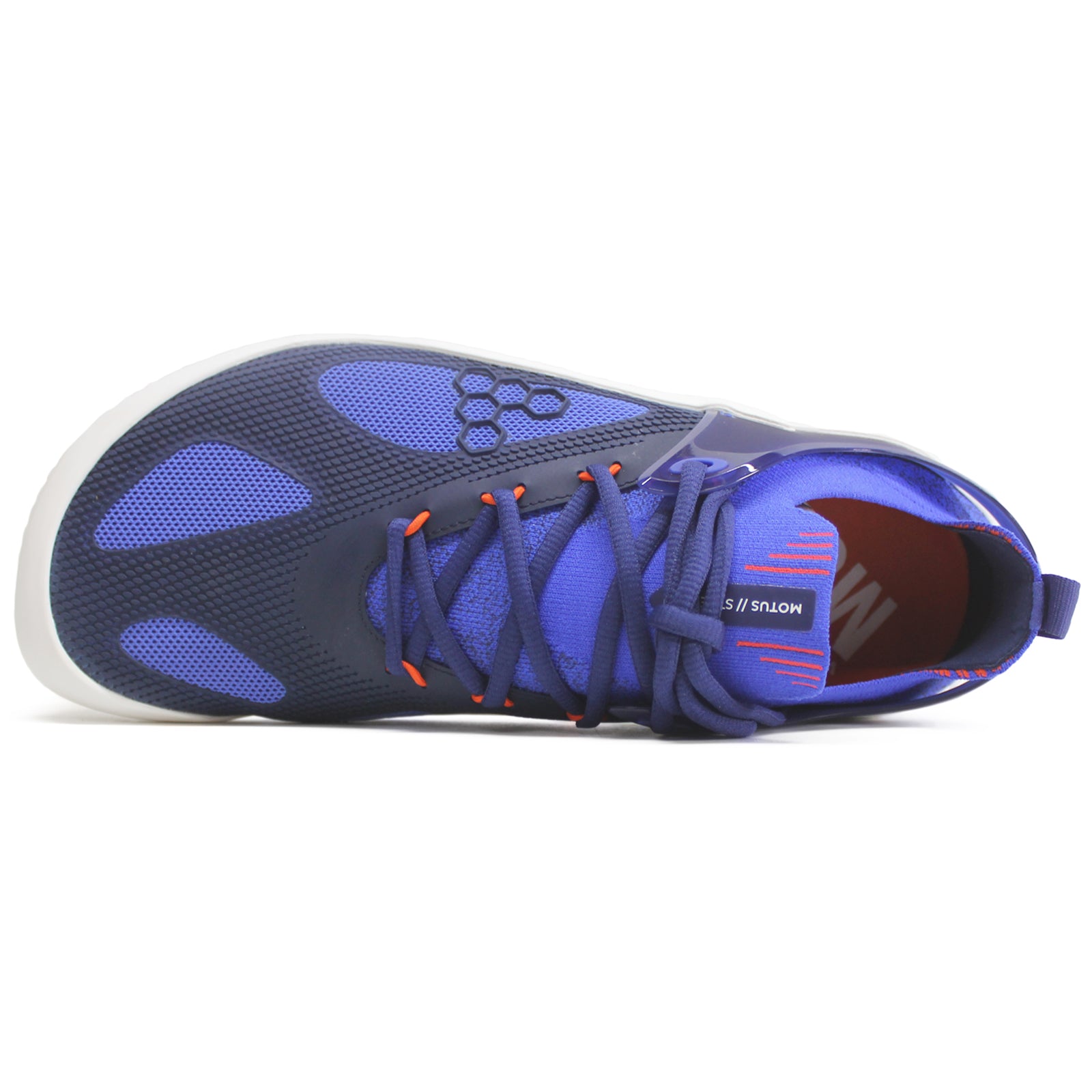 Vivobarefoot M Strength Textile Synthetic Mens Trainers#color_dazzling blue navy orange