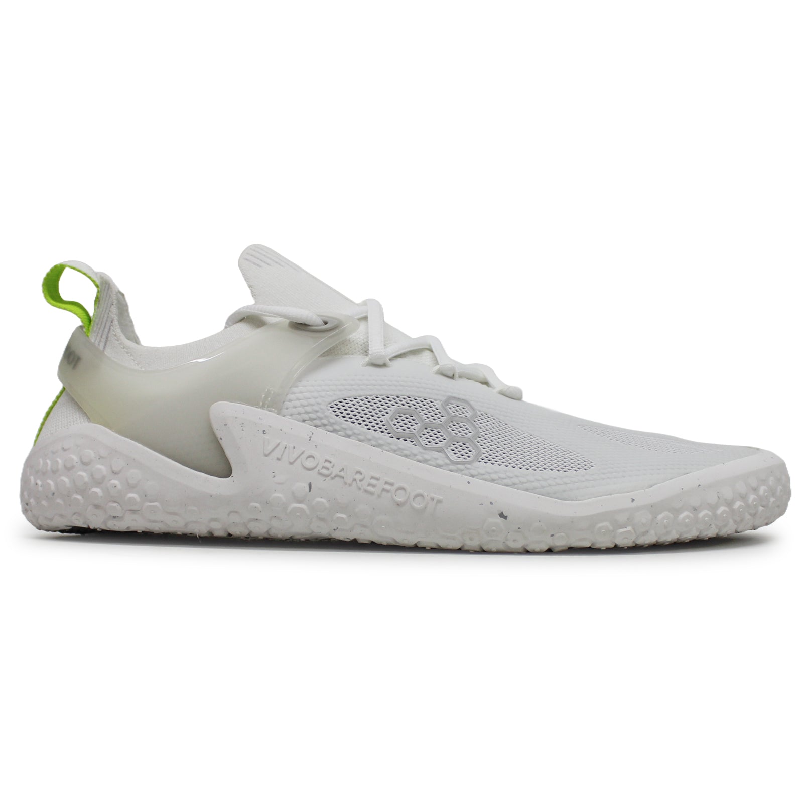 Vivobarefoot M Strength Textile Synthetic Womens Trainers#color_bright white grey
