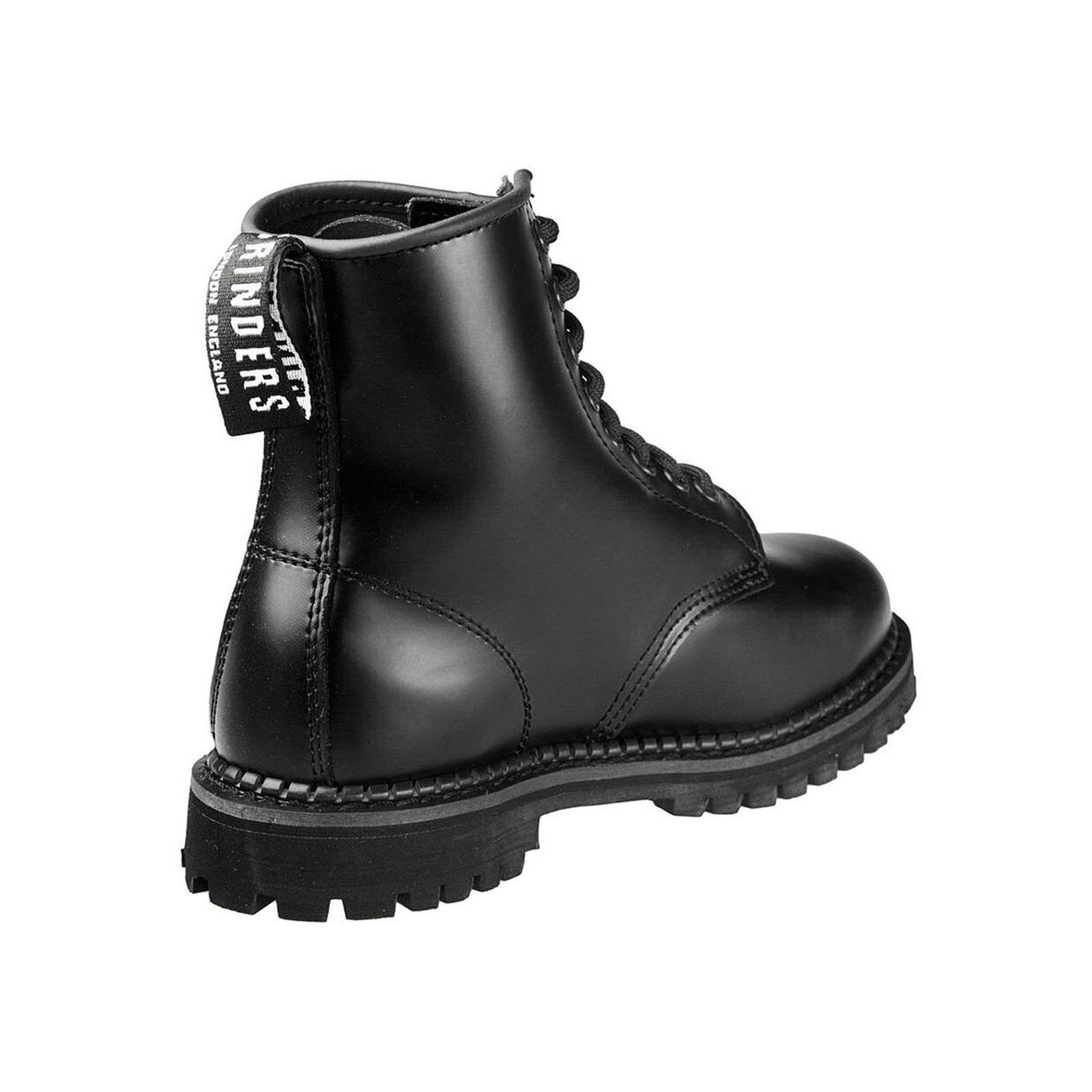 Grinders Cedric CS Leather Unisex Boots#color_black
