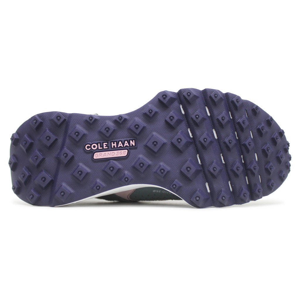 Cole Haan 5.Zerogrand Monk Strap Runner Textile Womens Trainers#color_mauve shadows stormy weather optic white
