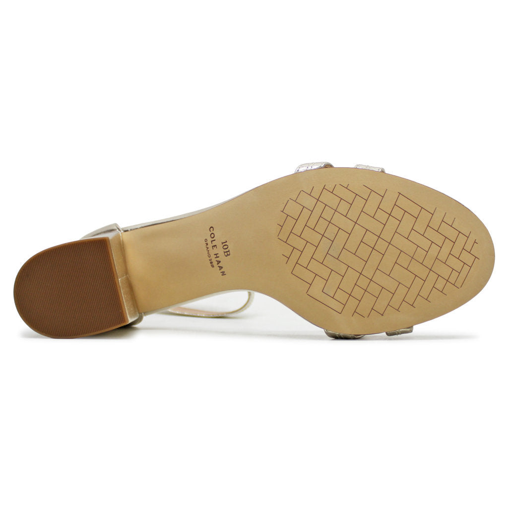 Cole Haan Adelaine Leather Womens Sandals#color_soft gold