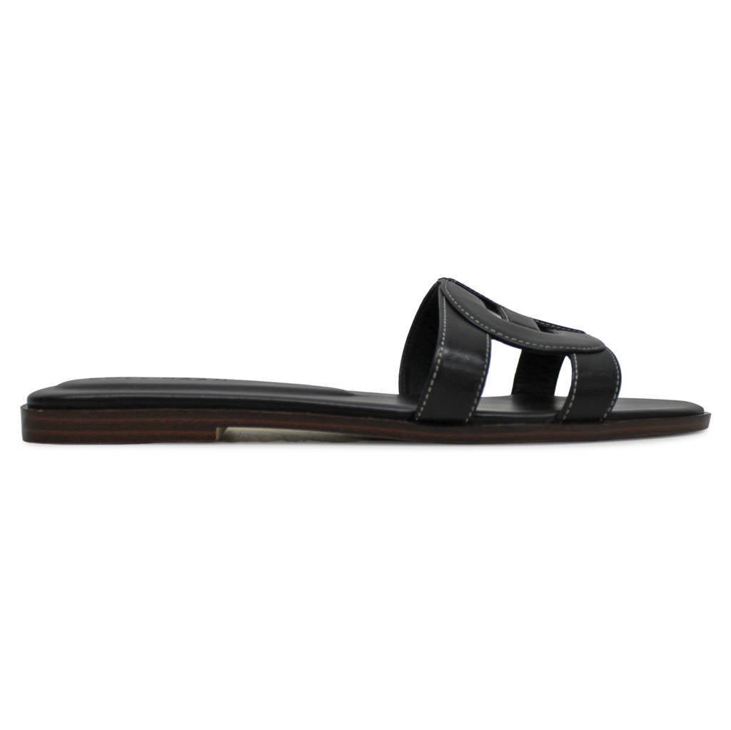 Cole Haan Chrisee Leather Womens Sandals#color_black