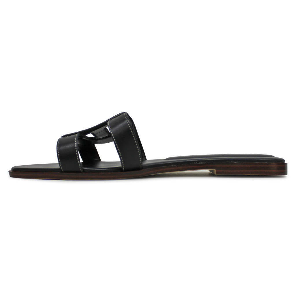 Cole Haan Chrisee Leather Womens Sandals#color_black