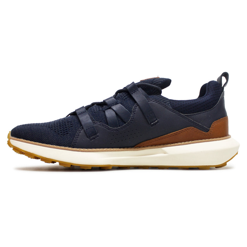 Cole Haan Grand Motion Stitchlite II Leather Textile Mens Trainers#color_navy blazer navy ink stormy weather british tan ivory