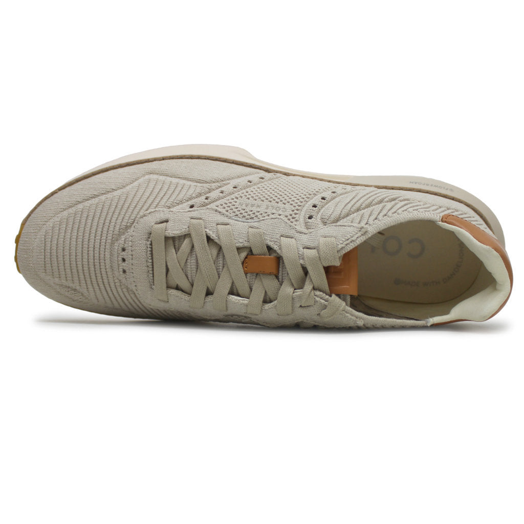 Cole Haan Grandpro Ashland Stitchlite Textile Mens Trainers#color_silver lining natural tan ivory