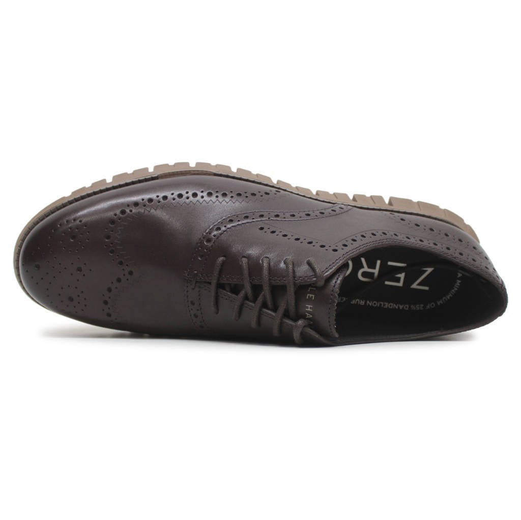 Cole Haan Zerogrand Remastered Wingtip Leather Mens Shoes#color_dark chocolate irish coffee