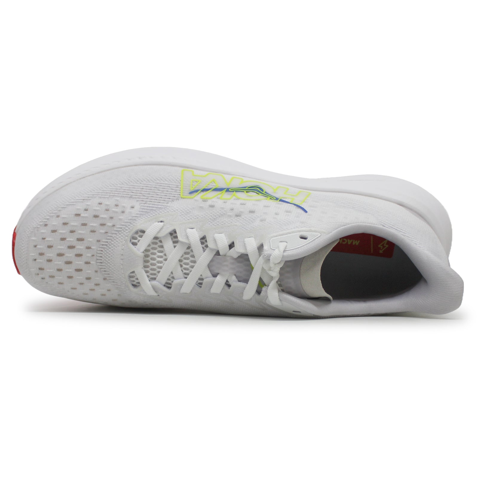 Hoka Mach 6 Textile Mens Trainers#color_white nimbus cloud