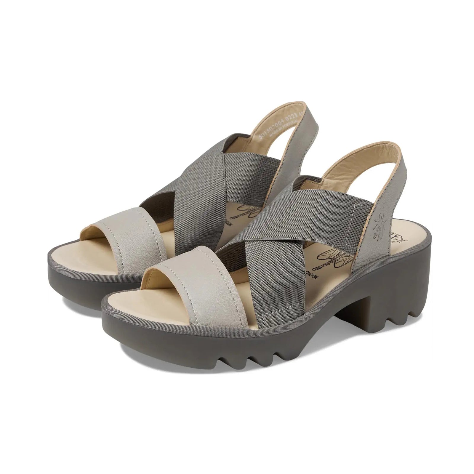 Fly London TAJI502FLY Cupido leather Womens Sandals#color_silver