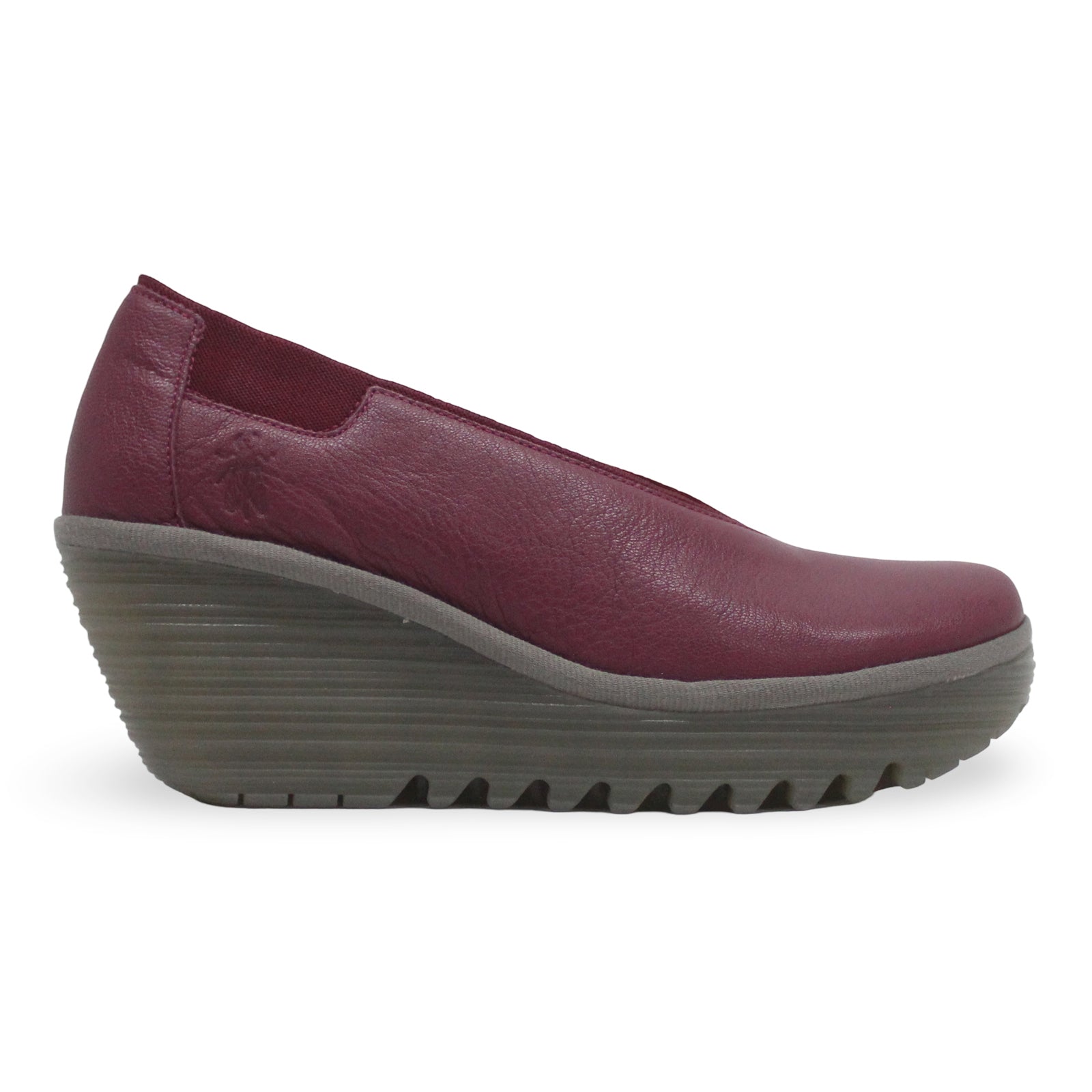 Fly London YOZA438FLY Mousse Leather Womens Shoes#color_berry