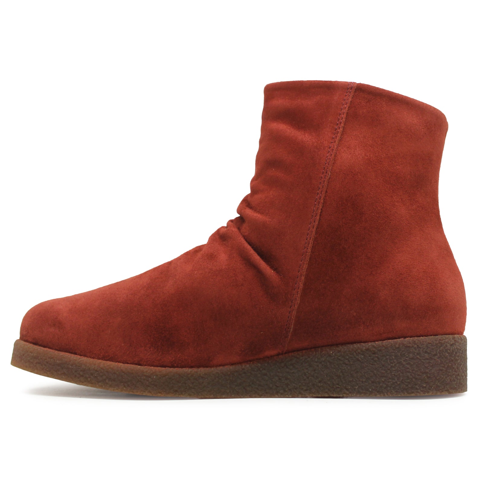 Mephisto Cassandra Leather Womens Boots#color_rust