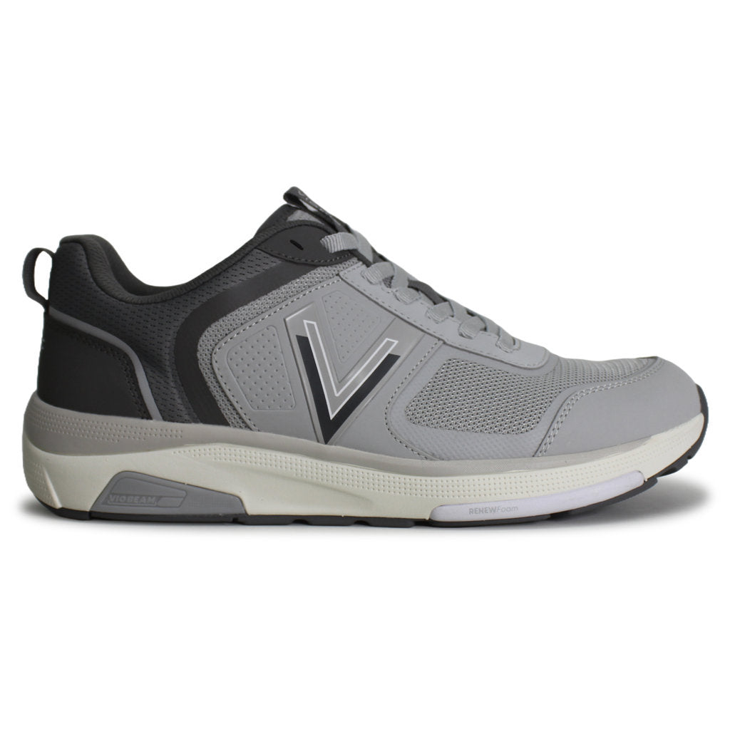 Vionic WStrider Leather Textile Womens Trainers#color_charcoal