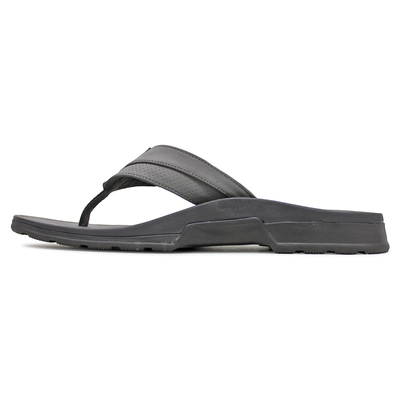 Vionic Wyatt H9636S1020 Textile Synthetic Mens Sandals - Charcoal - 44#color_charcoal