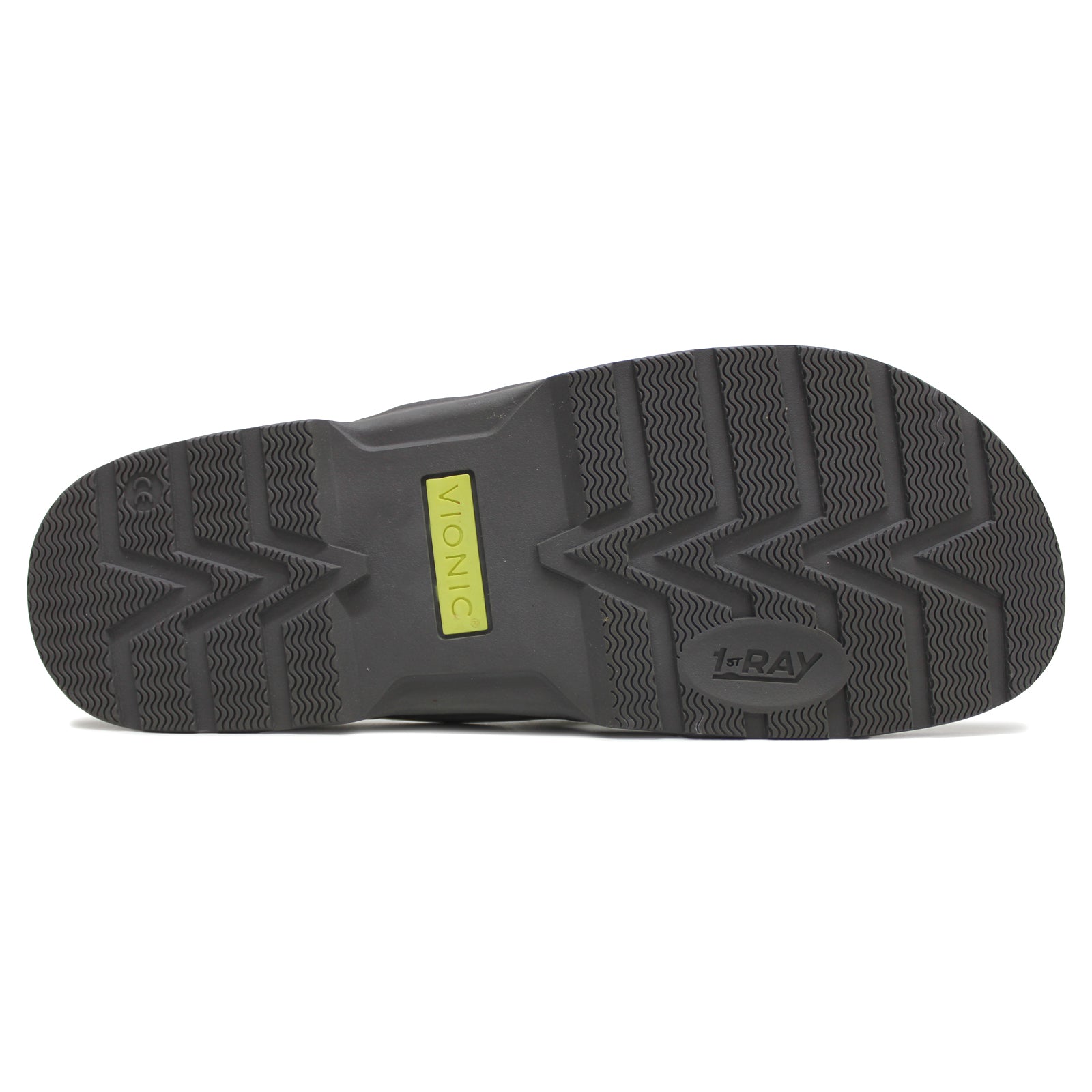 Vionic Wyatt H9636S1020 Textile Synthetic Mens Sandals - Charcoal - 44#color_charcoal