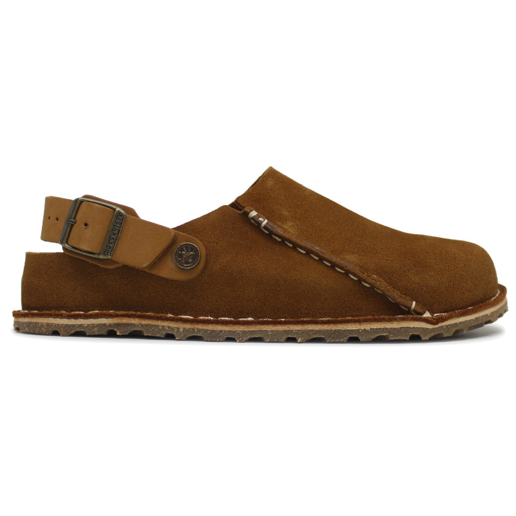 Birkenstock Lutry Premium Suede Leather Unisex Sandals#color_mink