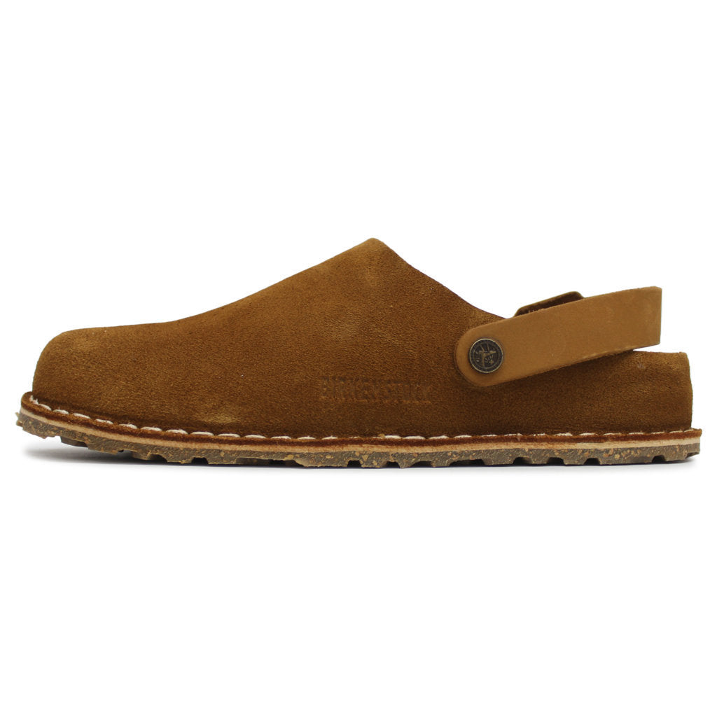 Birkenstock Lutry Premium Suede Leather Unisex Sandals#color_mink