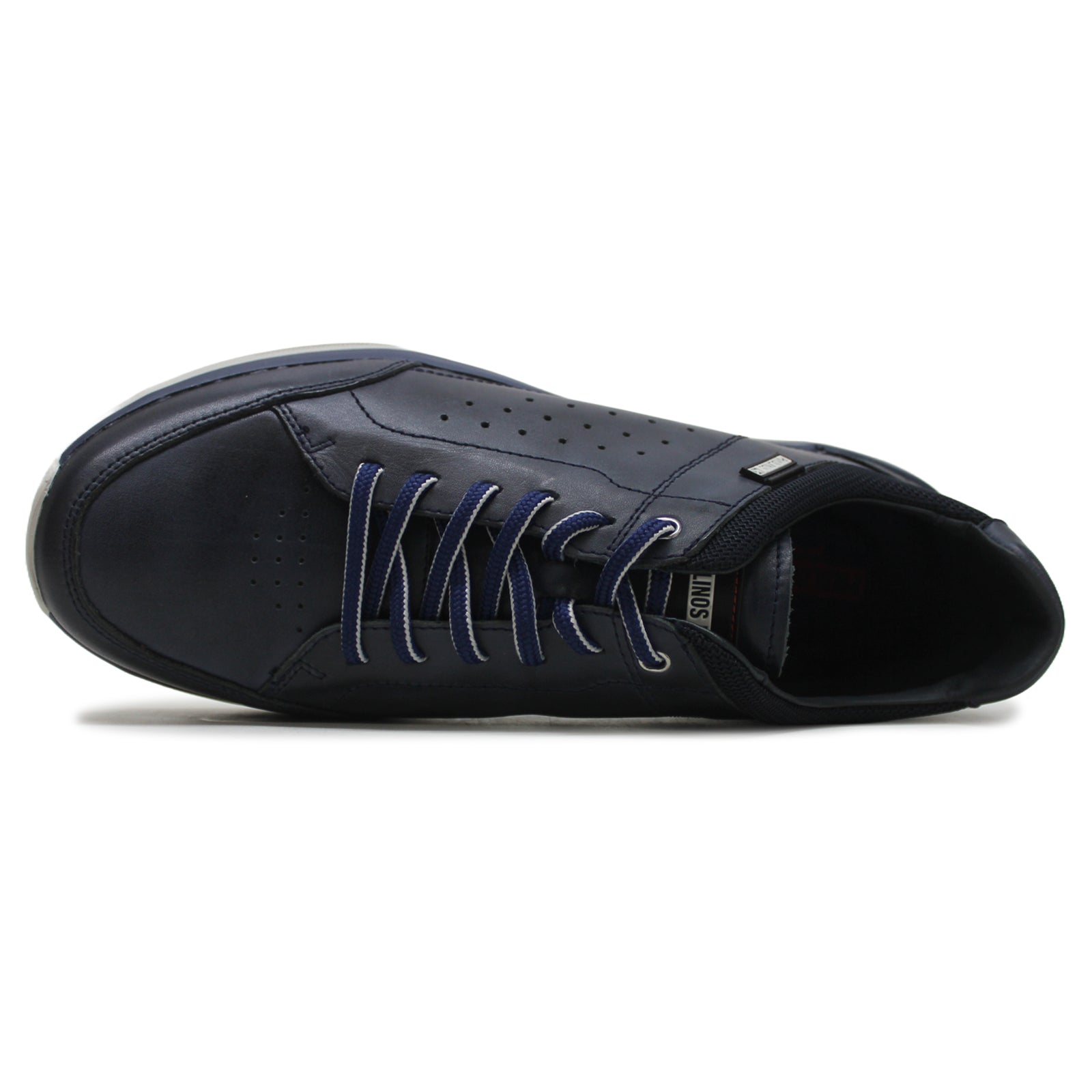 Pikolinos Biar M6V Leather Textile Mens Trainers#color_blue