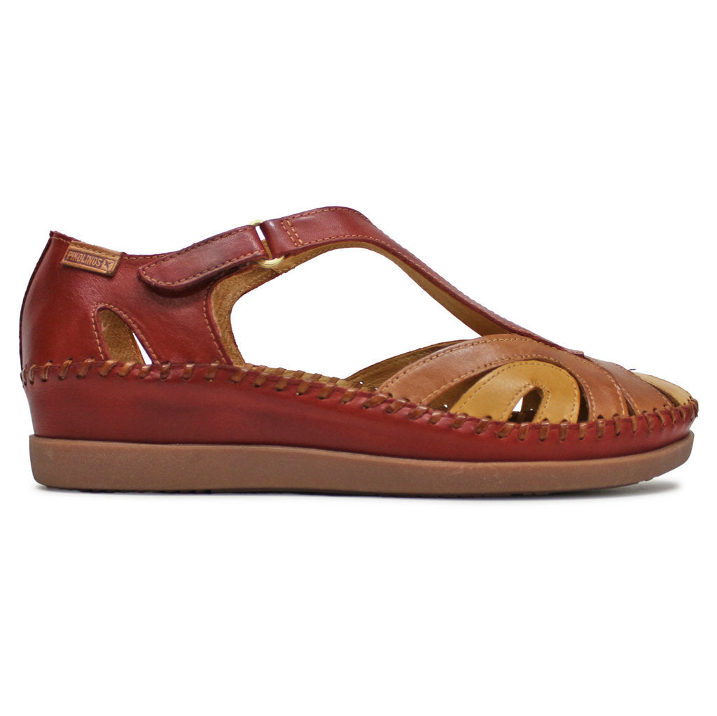 Pikolinos Cadaques W8K-1569 Leather Womens Sandals#color_sandia