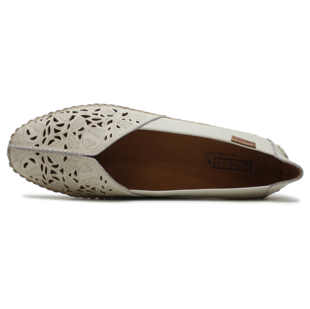 Pikolinos Jerez 578-4976 Leather Womens Shoes#color_nata