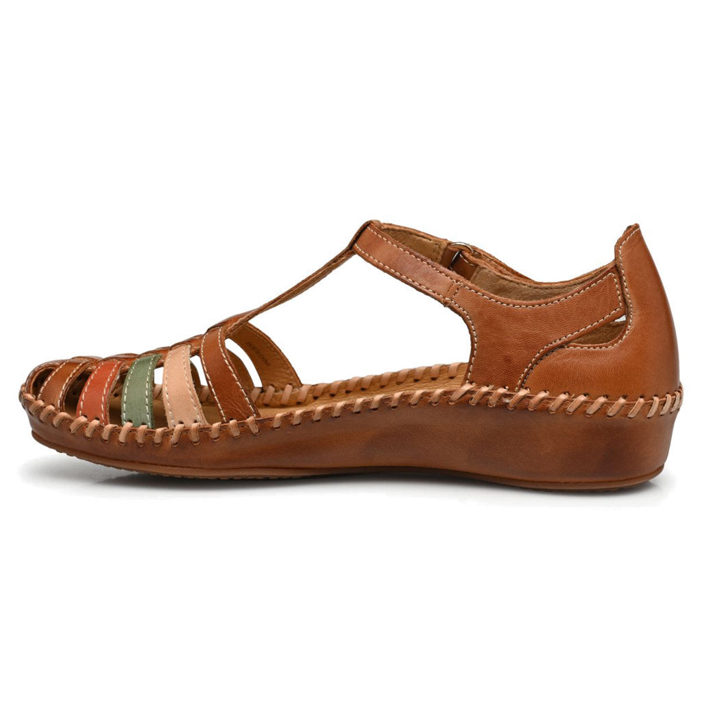 Pikolinos P. Vallarta 655-0843 Leather Womens Sandals#color_brandy