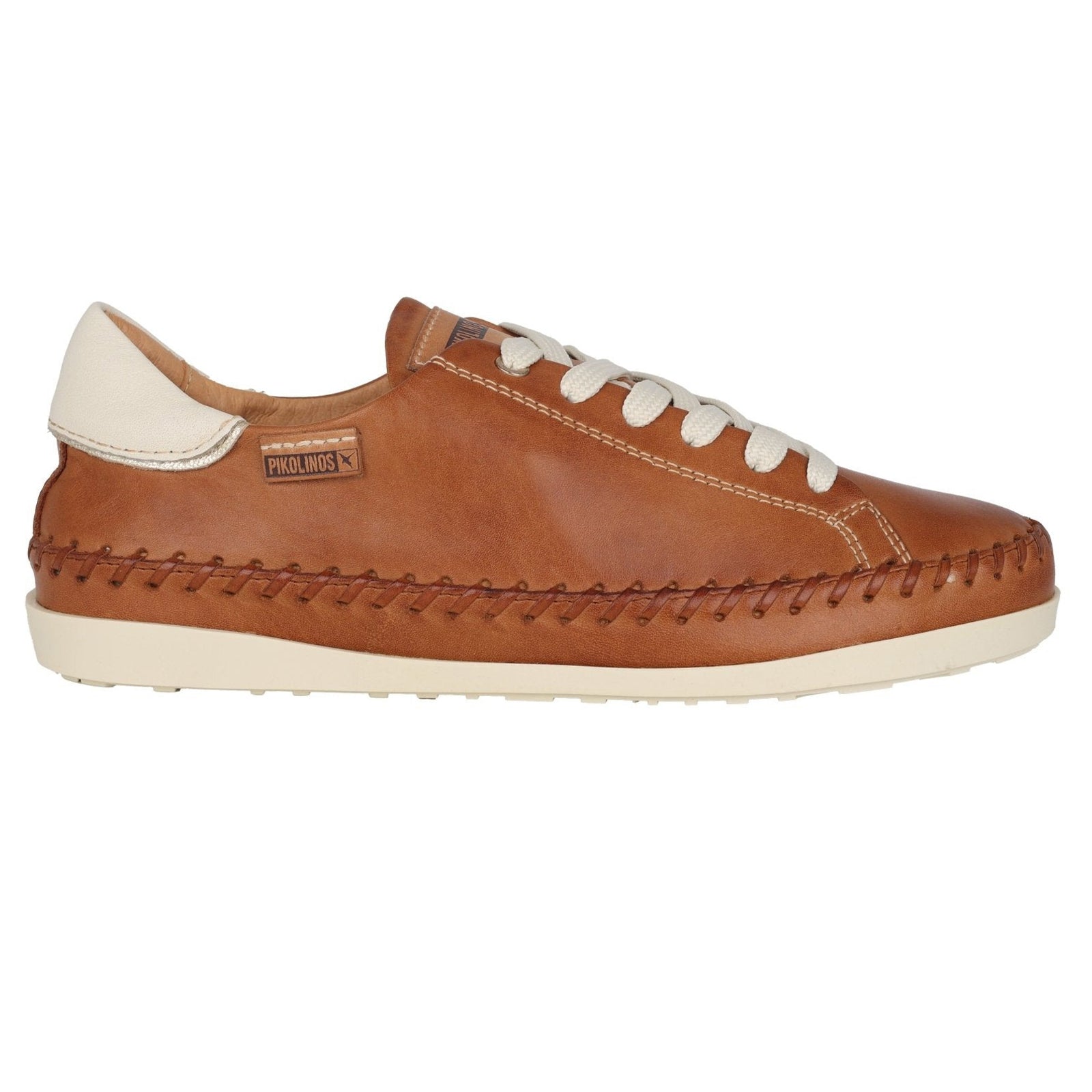 Pikolinos Soller W8B-6531 Leather Womens Trainers#color_brandy