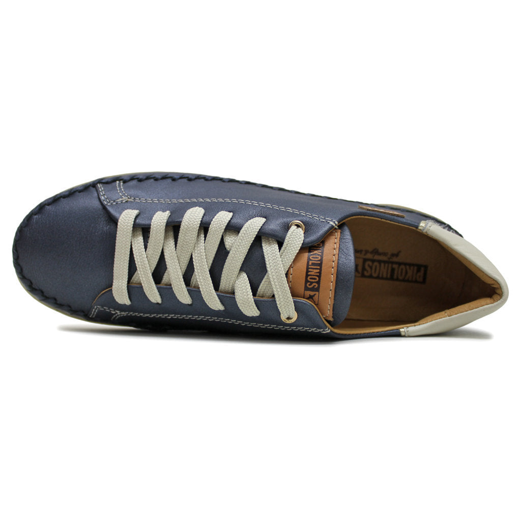 Pikolinos Soller W8P-6531 Leather Womens Trainers#color_blue