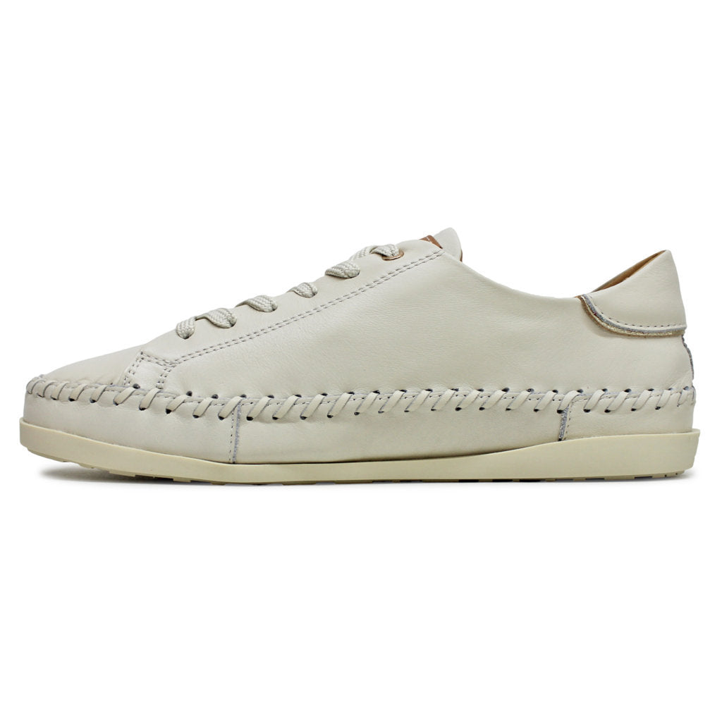 Pikolinos Soller W8P-6531 Leather Womens Trainers#color_nata