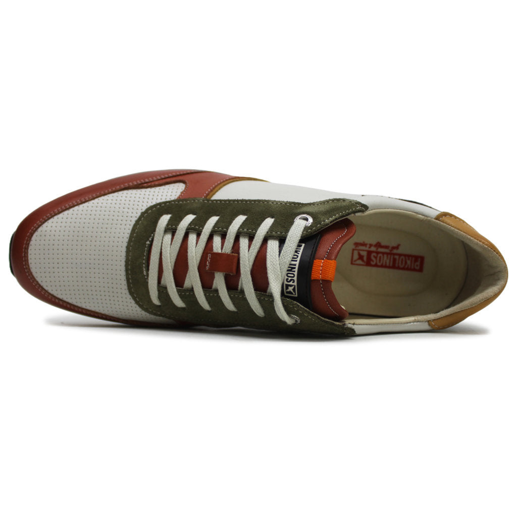 Pikolinos Cambil M5N-6111 Leather Mens Trainers#color_brick