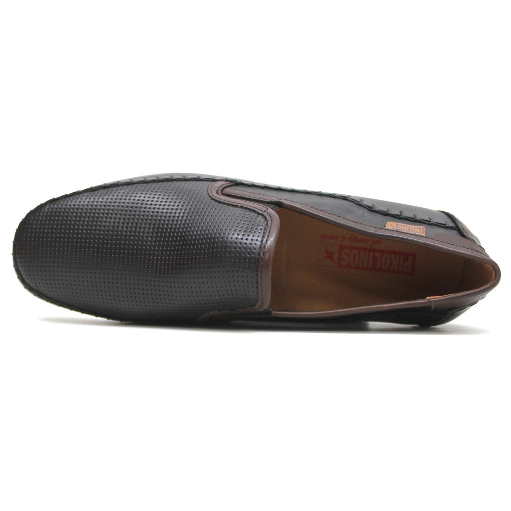 Pikolinos Conil M1S-3193 Leather Mens Shoes#color_black