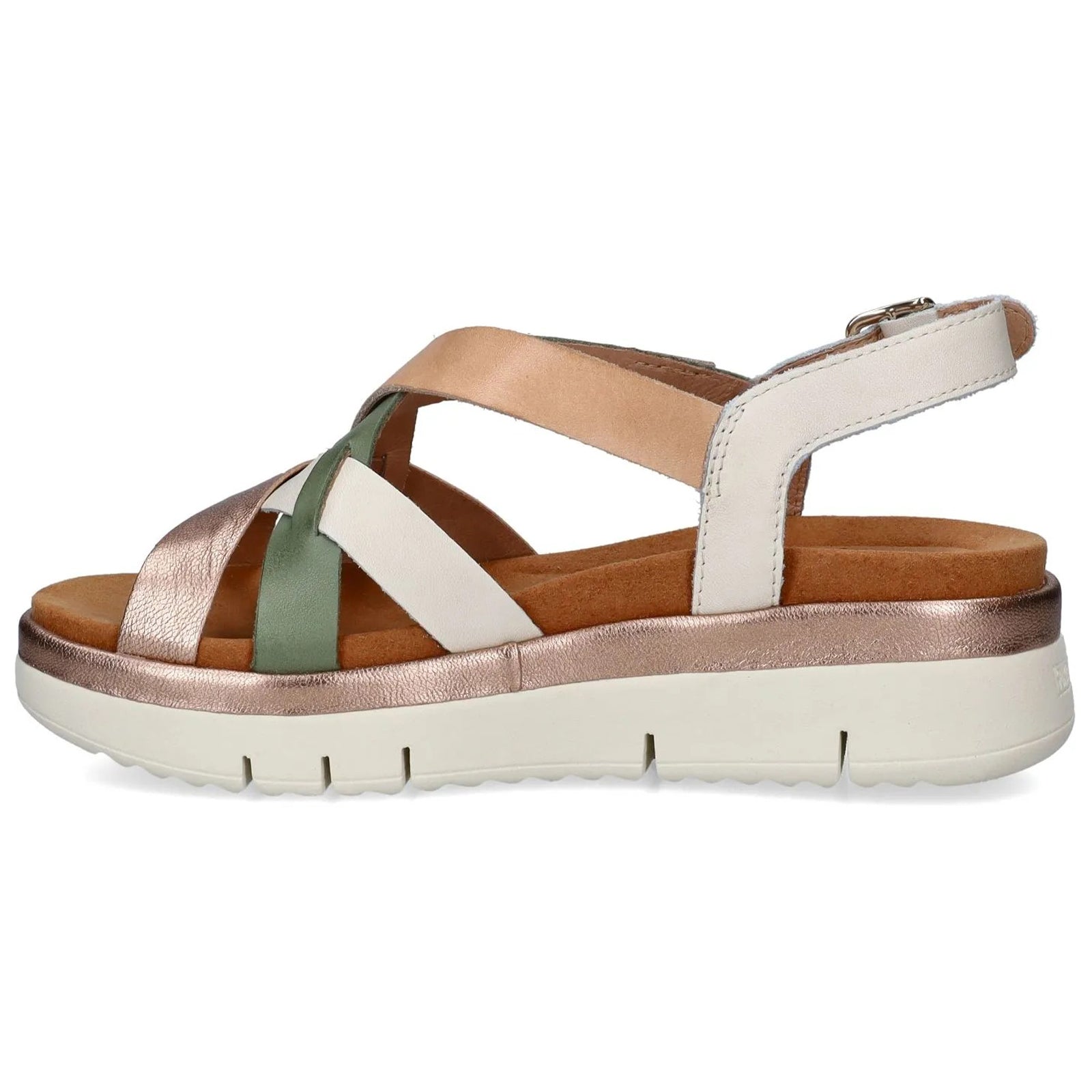 Pikolinos Palma W4N-0650 Leather Womens Sandals#color_nata
