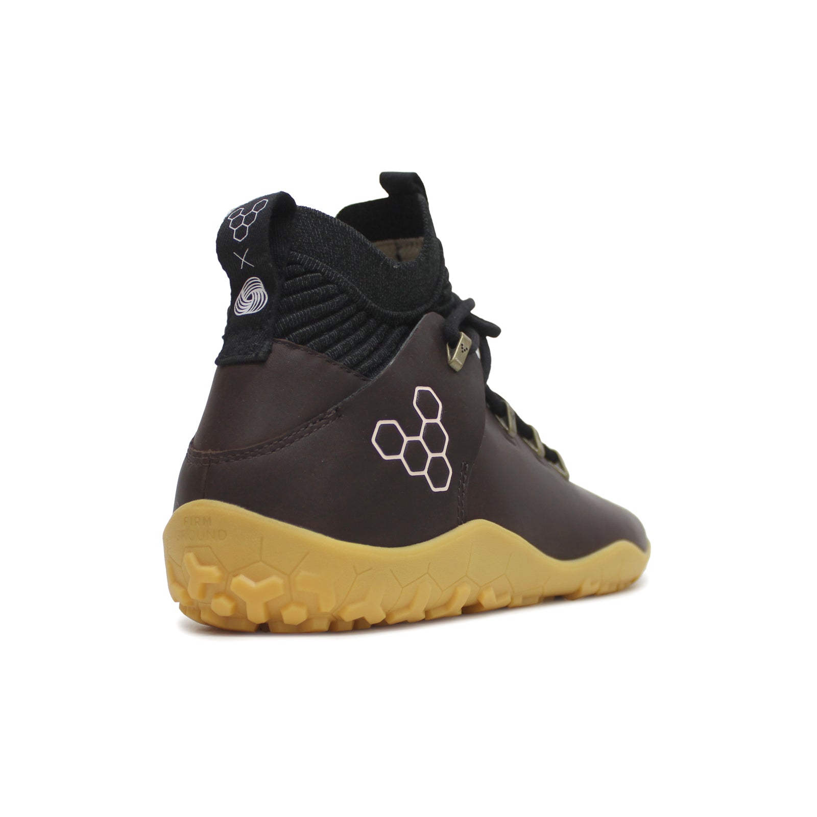 Vivobarefoot Magna Leather FG Leather Mens Trainers#color_bracken