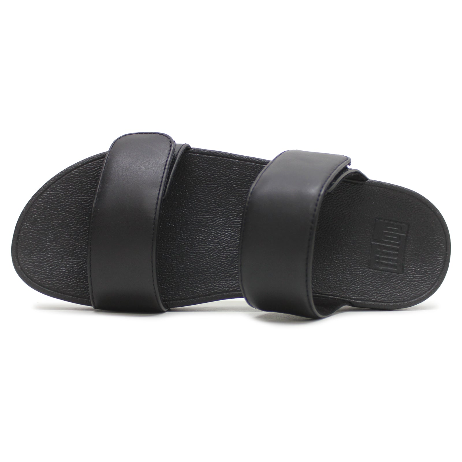 FitFlop Lulu Adjustable Leather Womens Sandals#color_all black