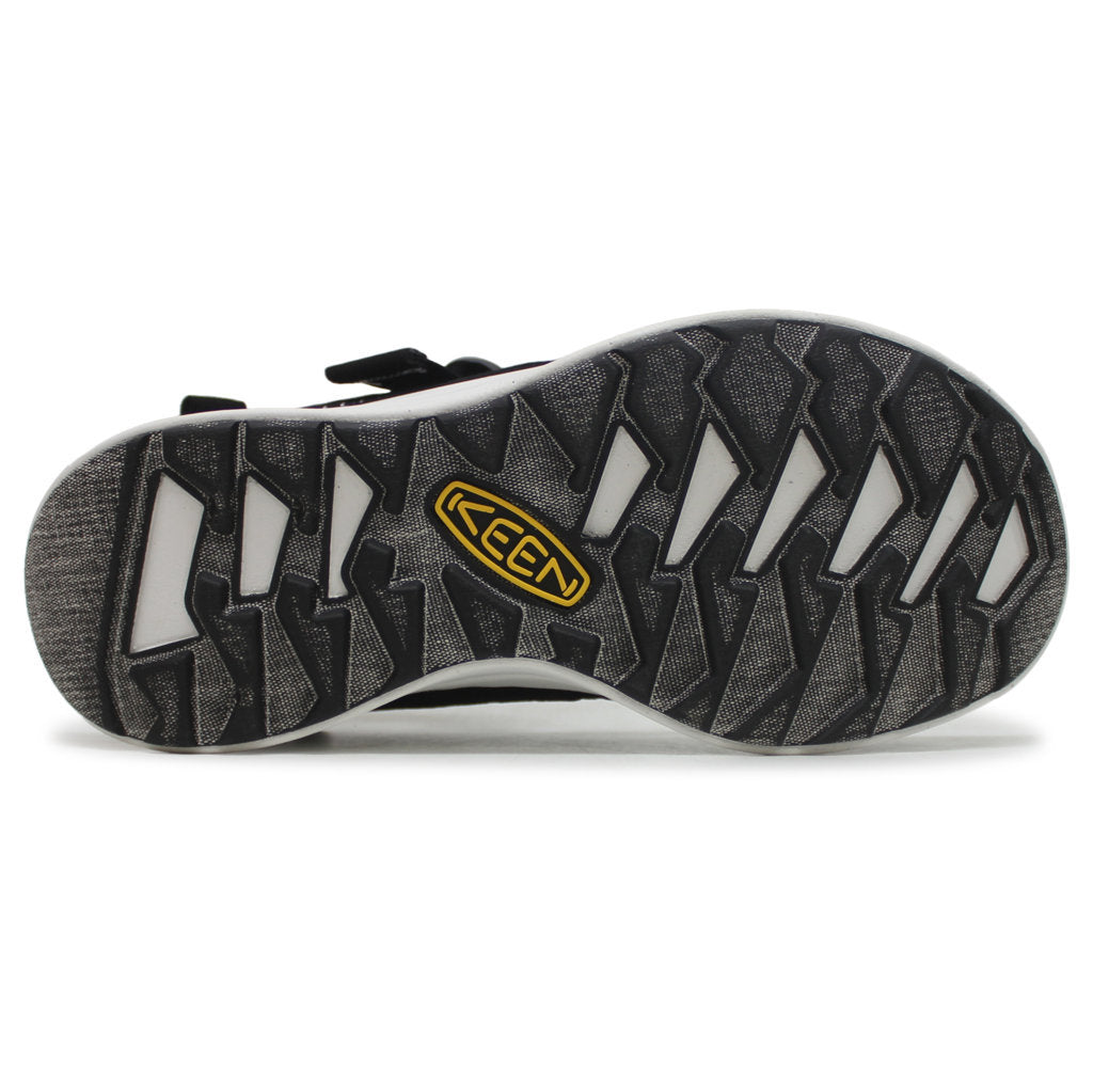 Keen Elle Sport Backstrap Synthetic Textile Womens Sandals#color_black steel grey
