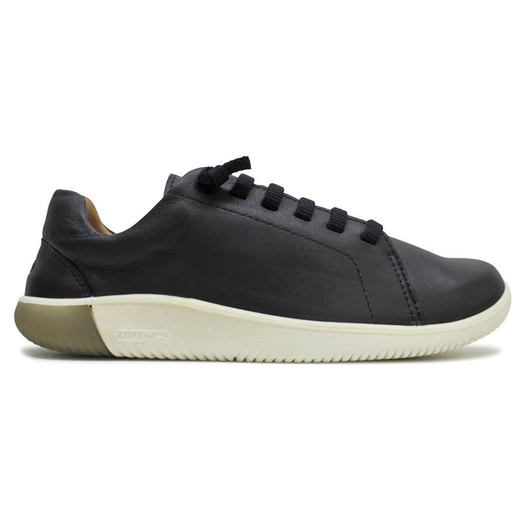 Keen KNX Lace Leather Womens Trainers#color_black star white