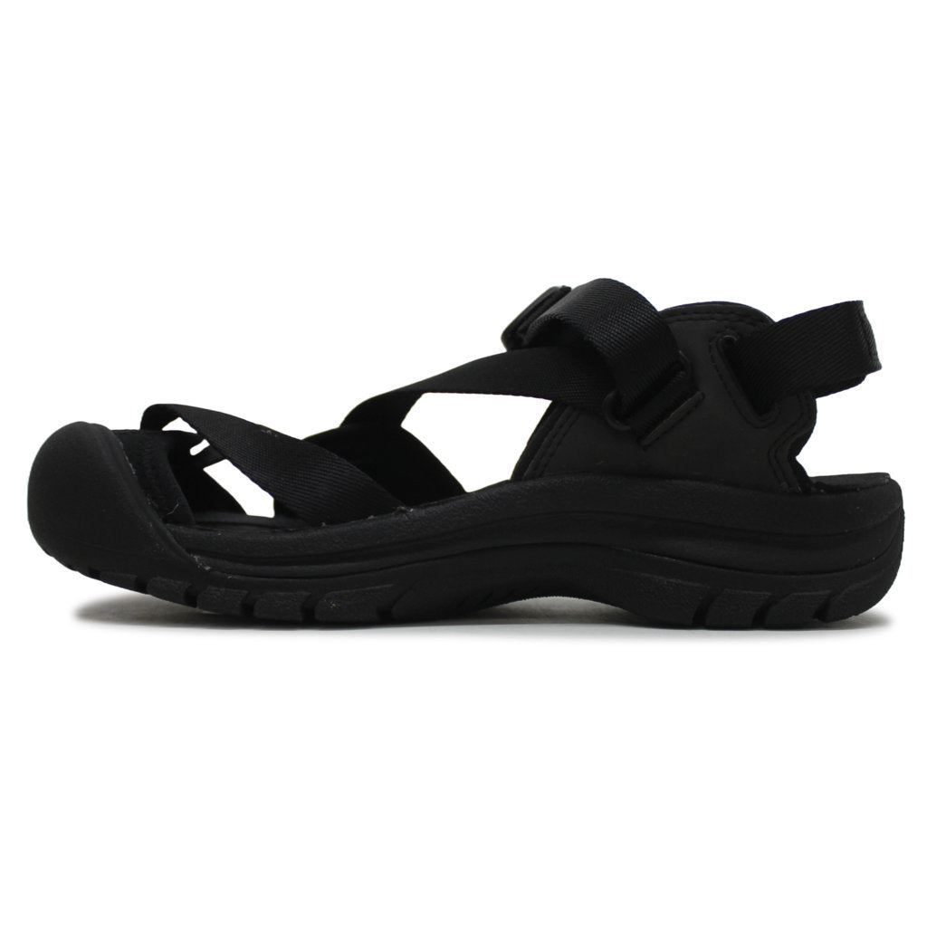 Keen Zerraport II Synthetic Textile Womens Sandals#color_black black