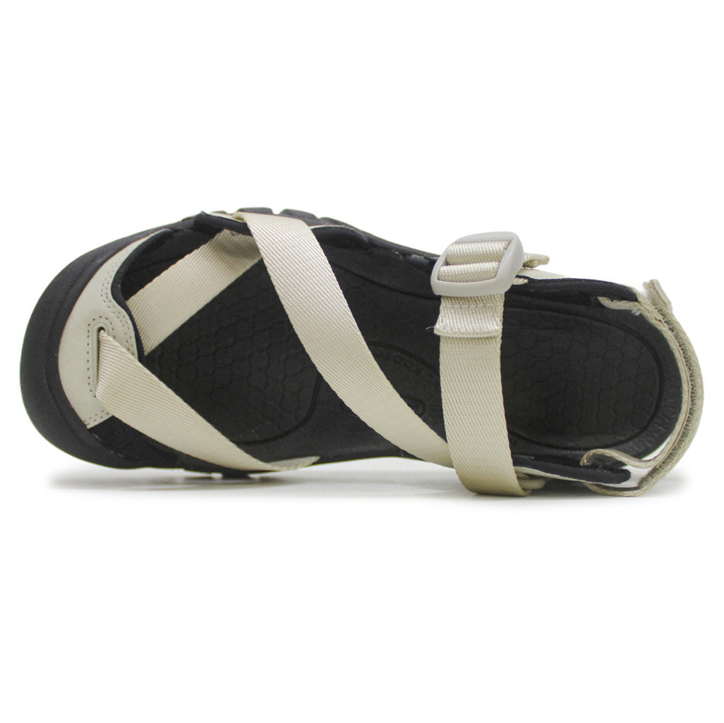 Keen Zerraport II Synthetic Textile Womens Sandals#color_silver birch black