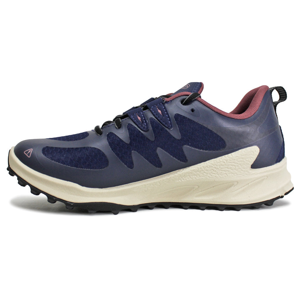 Keen Zionic WP Textile Synthetic Womens Trainers#color_naval academy nostalgia rose