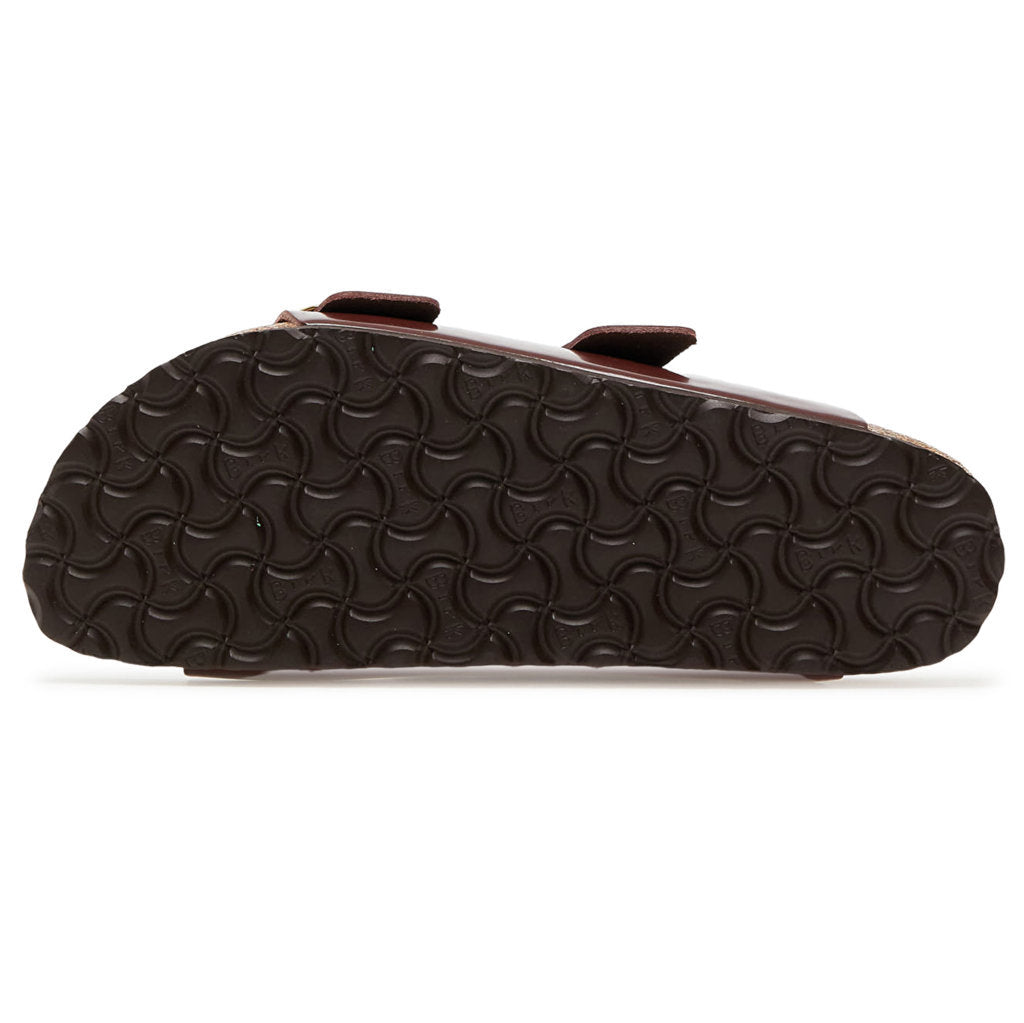 Birkenstock Arizona Big Buckle Leather Unisex Sandals#color_chocolate