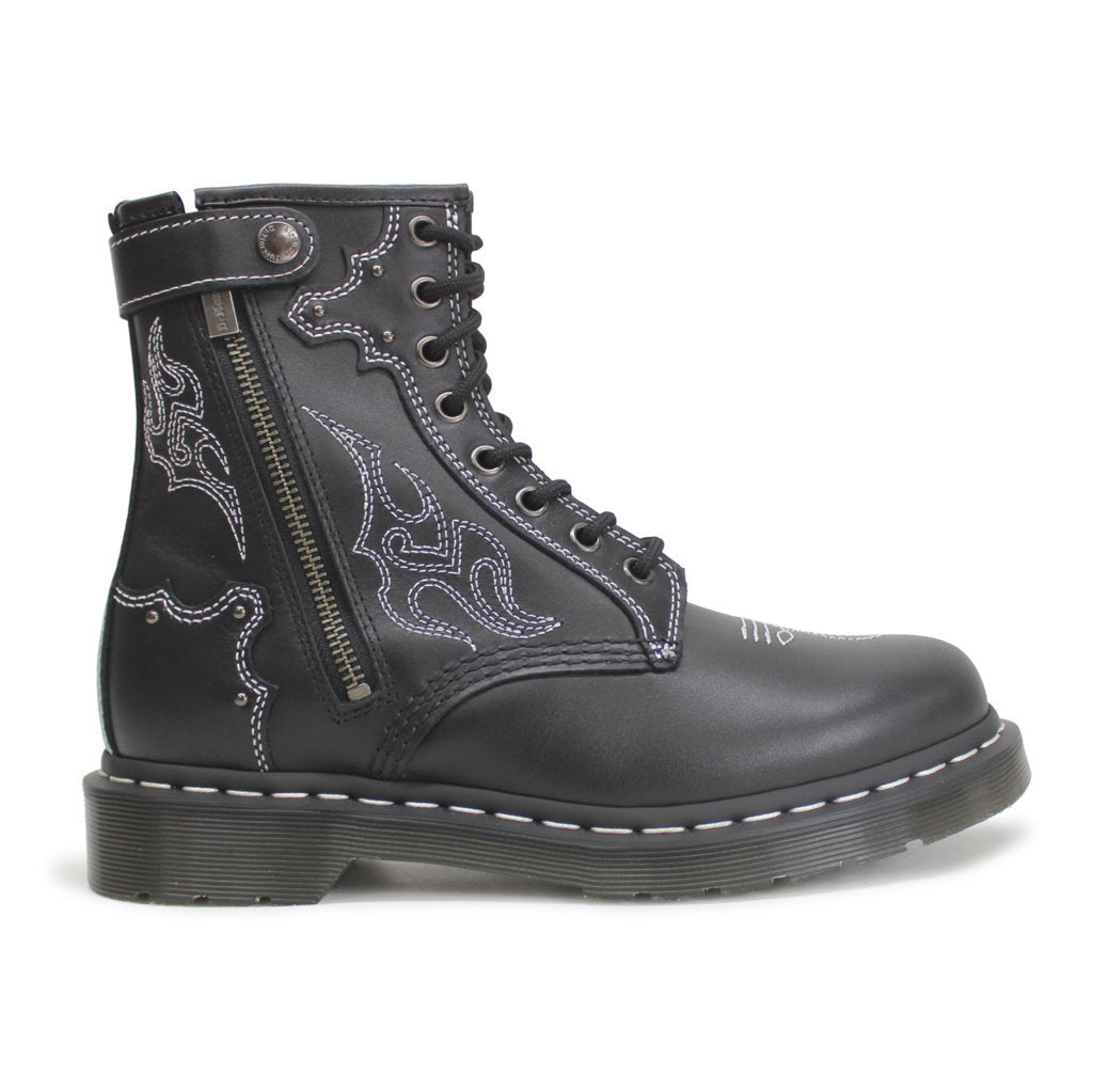 Dr. Martens 1460 GA Wanama Leather Unisex Boots#color_black