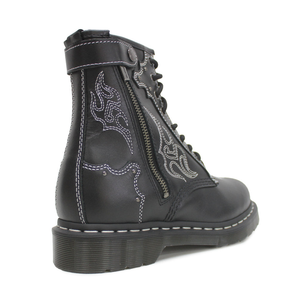 Dr. Martens 1460 GA Wanama Leather Unisex Boots#color_black