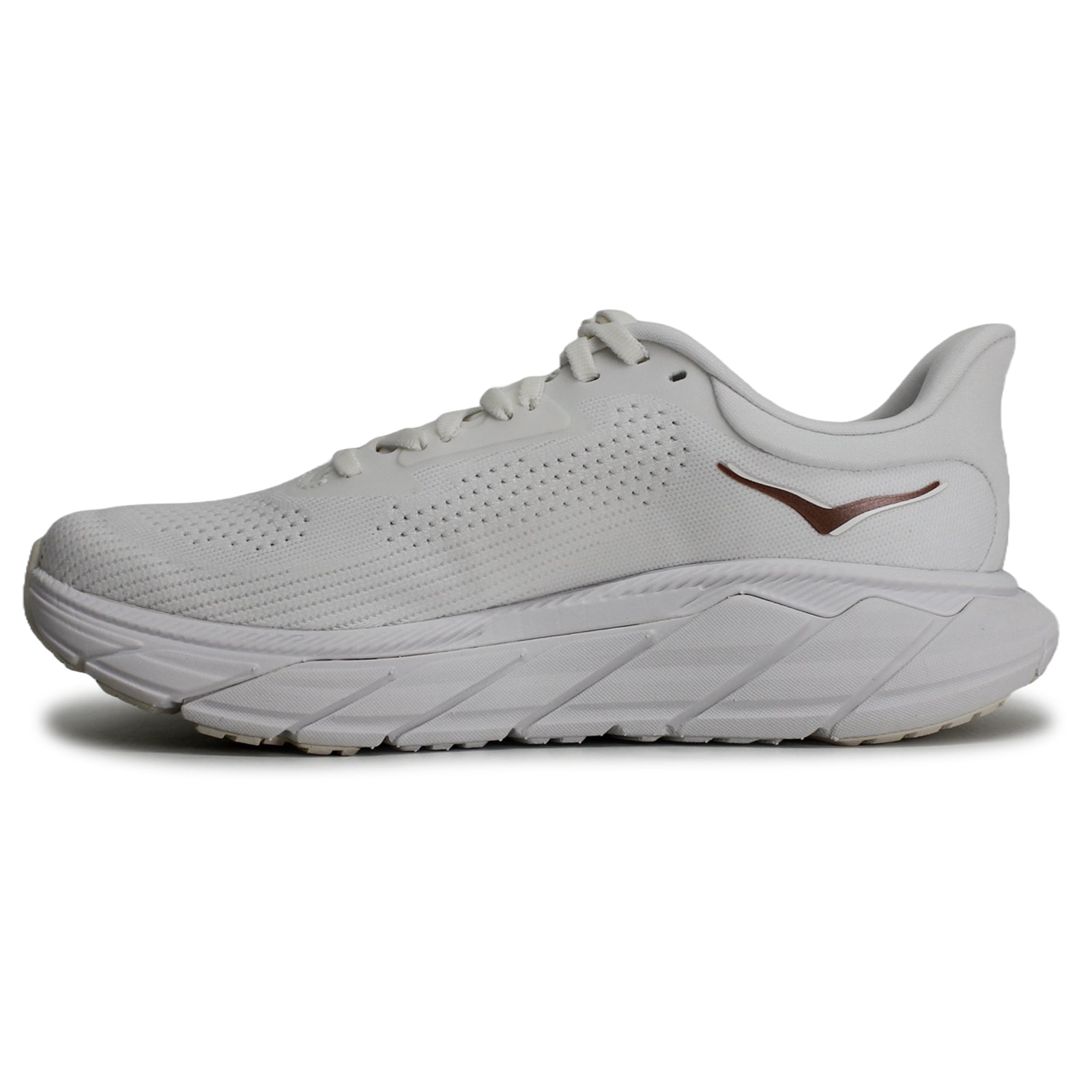 Hoka Arahi 7 Textile Womens Trainers#color_blanc de blanc rose gold