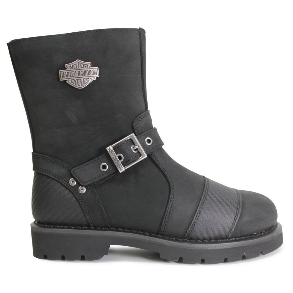 Harley Davidson Westmont 8 Inch Full Grain Leather Mens Boots#color_black