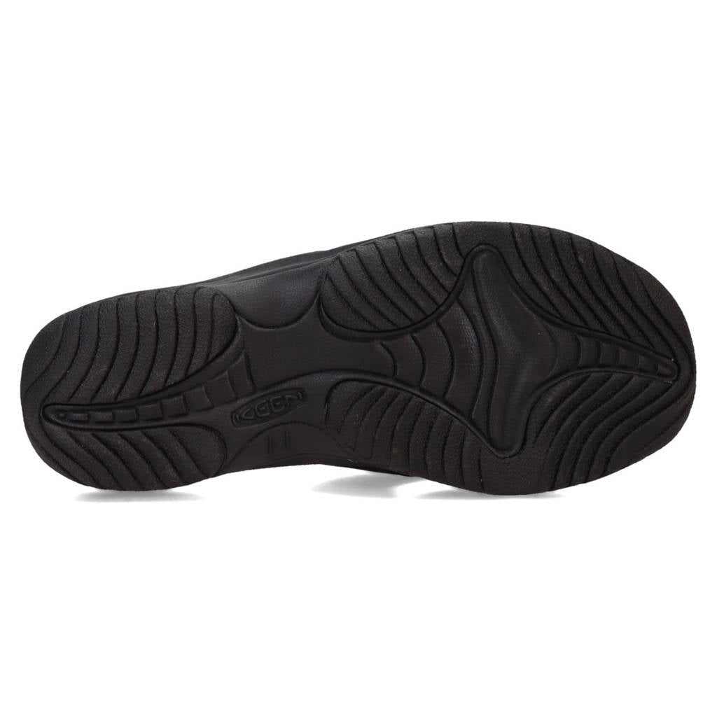 Keen Kona Flip TG Full Grain Leather Mens Sandals#color_black steel grey